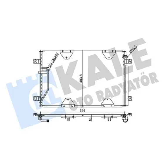 KALE Klima Radyatörü – 354075 / OEM 9531065D21 ürün görseli