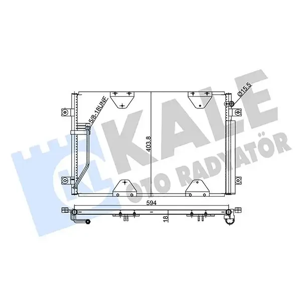 KALE Klima Radyatörü – 354075 / OEM 9531065D21