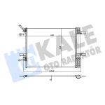 KALE Klima Radyatörü – 355160 / OEM 9817275680