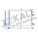 KALE Klima Radyatörü – 356115 / OEM 7E0820411F