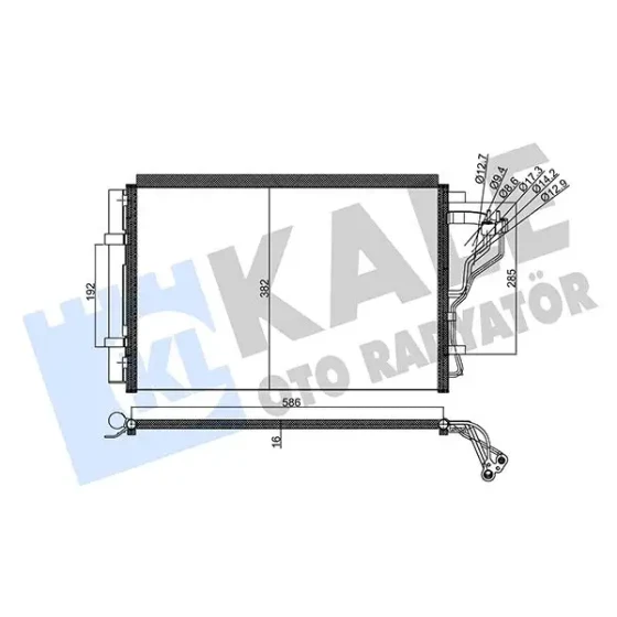 KALE Klima Radyatörü – 357715 / OEM 976063X601 ürün görseli