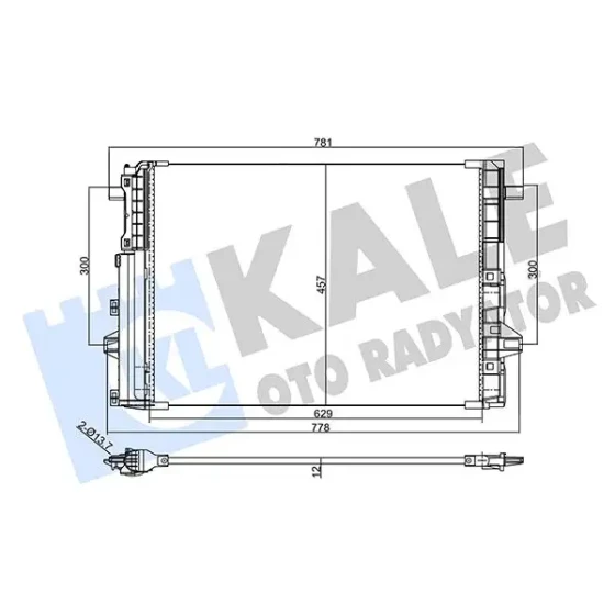 KALE Klima Radyatörü – 357725 ürün görseli