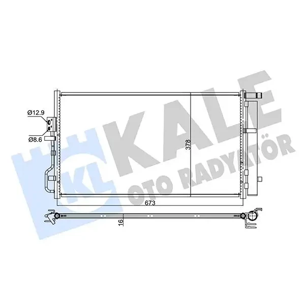 KALE Klima Radyatörü – 357750 / OEM 97606D7500
