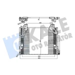 KALE Klima Radyatörü – 357765 / OEM 884600K050