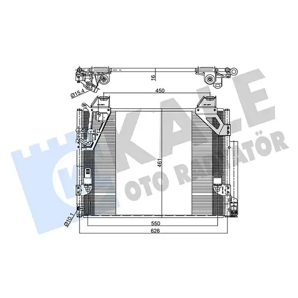 KALE Klima Radyatörü – 357765 / OEM 884600K050