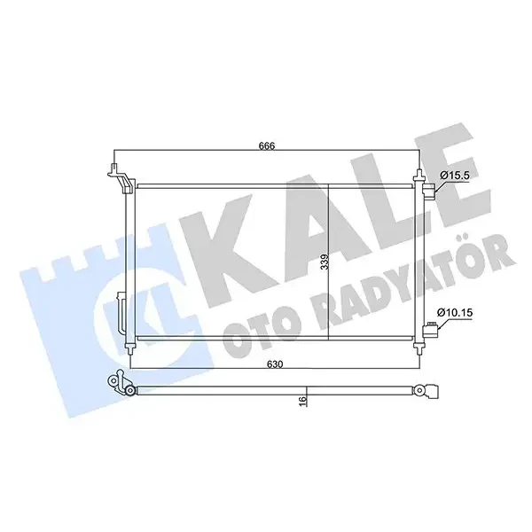 KALE Klima Radyatörü – 357830 / OEM 92110EW80A