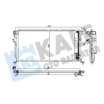 KALE Klima Radyatörü – 357840 / OEM MN151100