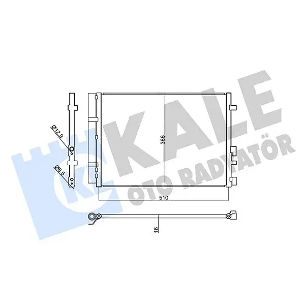 KALE Klima Radyatörü – 357845 / OEM 97606C8200