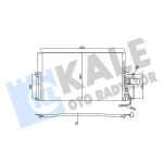 KALE Klima Radyatörü – 357880 / OEM 1850065