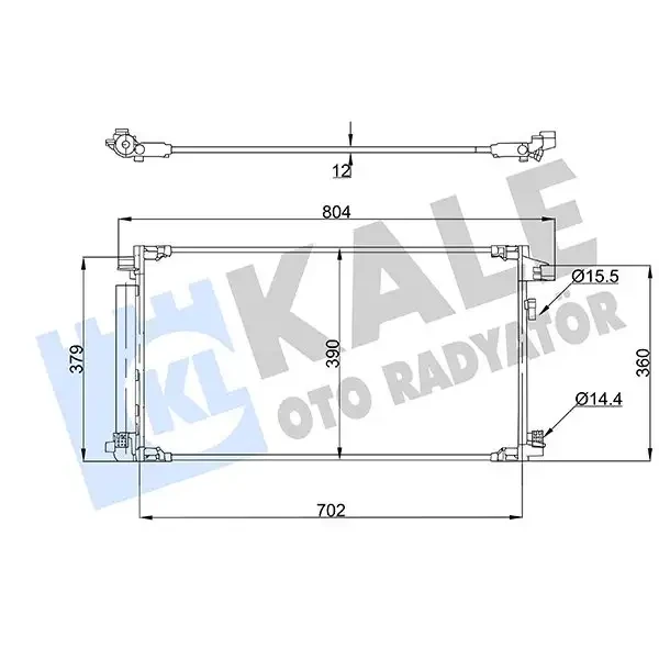 KALE Klima Radyatörü – 357910 / OEM 88460F4040