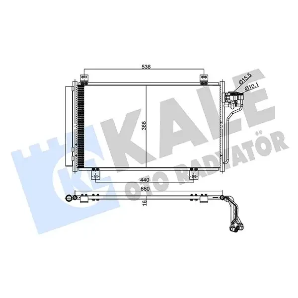 KALE Klima Radyatörü – 357975 / OEM GHP961480A
