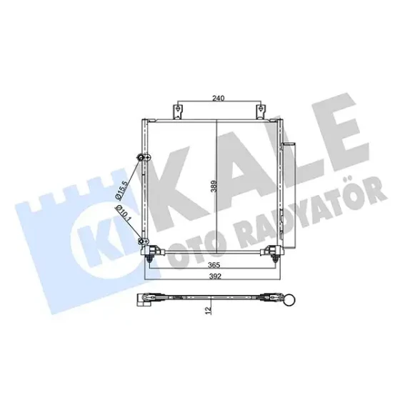 KALE Klima Radyatörü – 358045 / OEM 7812A339 ürün görseli