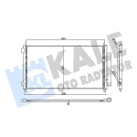 KALE Klima Radyatörü – 358075 / OEM 80110SWWG02