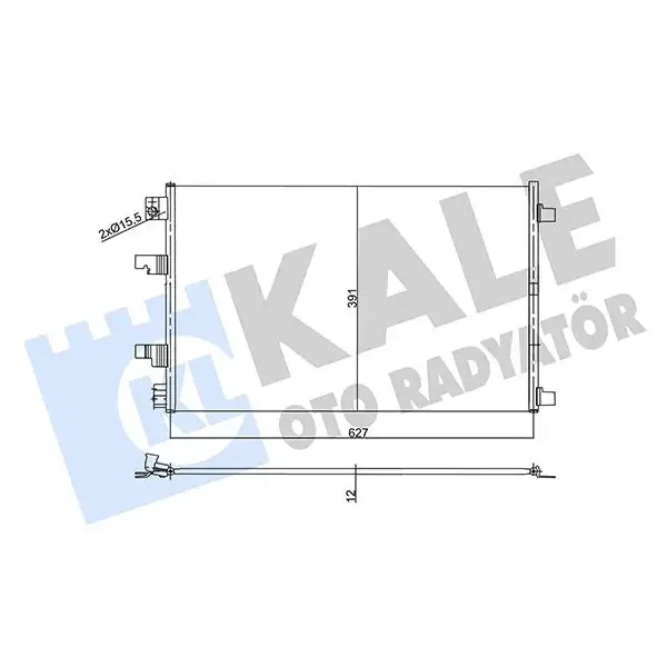KALE Klima Radyatörü – 358755 / OEM 92100BB50A