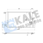 KALE Klima Radyatörü – 361275 / OEM 4M0816421B