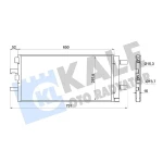 KALE Klima Radyatörü – 361280 / OEM 64539271207