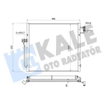 KALE Klima Radyatörü – 361345 / OEM A0995000002