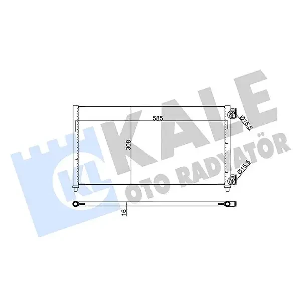 KALE Klima Radyatörü – 378200 / OEM 46821270