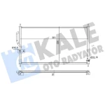 KALE Klima Radyatörü – 380500 / OEM 80110ST7003