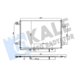 KALE Klima Radyatörü – 382515 / OEM A1695000754