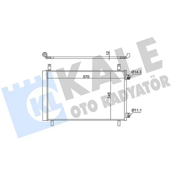 KALE Klima Radyatörü – 382565 / OEM 9825371480 ürün görseli