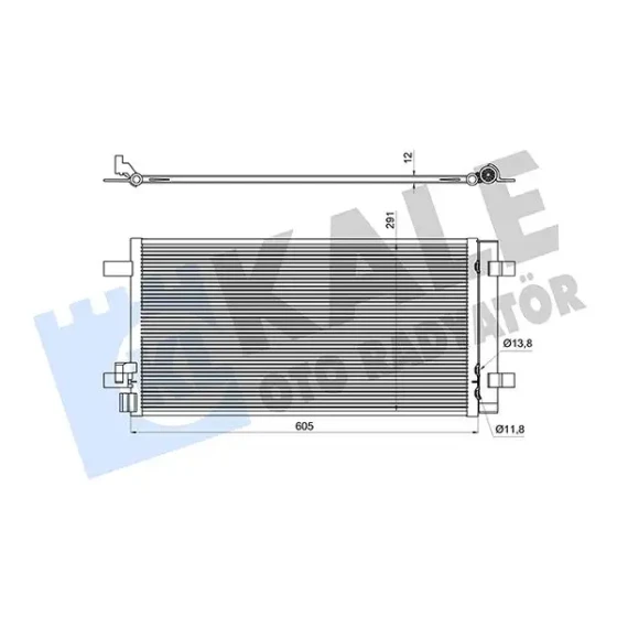 KALE Klima Radyatörü – 382570 / OEM 2Q0816411A ürün görseli