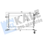 KALE Klima Radyatörü – 386300 / OEM 976061E000