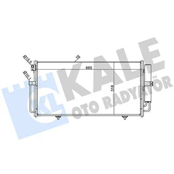 KALE Klima Radyatörü – 389600 / OEM 73210FE010
