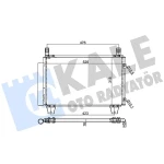 KALE Klima Radyatörü – 390100 / OEM 8846052110