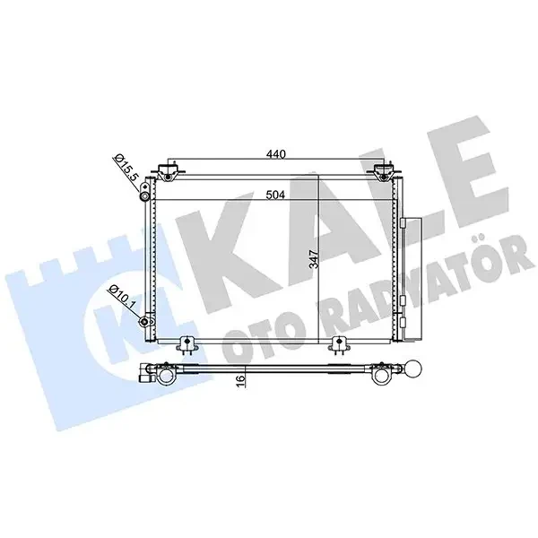KALE Klima Radyatörü – 390200 / OEM 884500D021