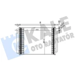 KALE Klima Radyatörü – 390900 / OEM 64538381543
