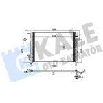 KALE Klima Radyatörü – 391700 / OEM 976061C100