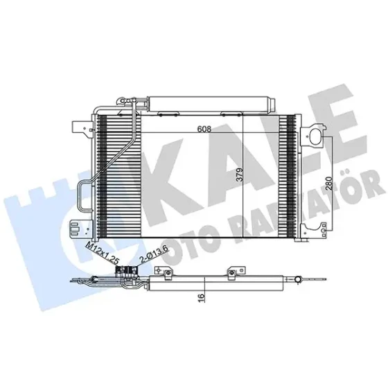 KALE Klima Radyatörü – 392900 / OEM A2035000854 ürün görseli
