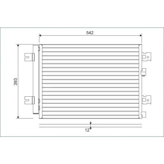 Valeo Klima Radyatörü – 814077 / OEM 8660003439 ürün görseli