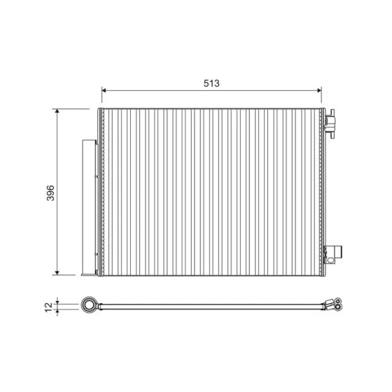 Valeo Klima Radyatörü – 814373 / OEM 921006454R ürün görseli