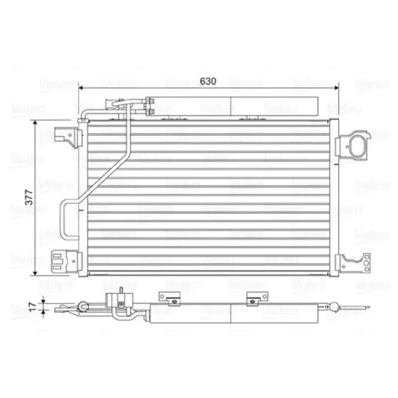 Valeo Klima Radyatörü – 814423 / OEM A2035002154 ürün görseli