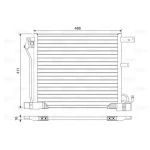 Valeo Klima Radyatörü – 814454 / OEM 921103DD0A