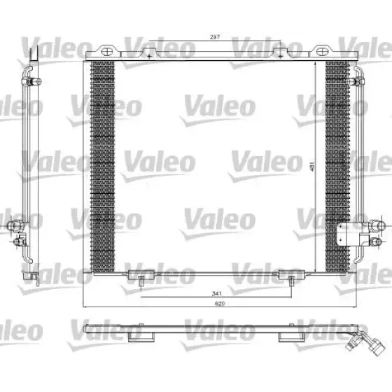Valeo Klima Radyatörü – 817252 / OEM A2108300570 ürün görseli