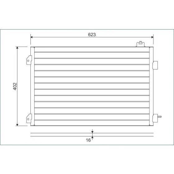 Valeo Klima Radyatörü – 817646 / OEM 8200742595 ürün görseli