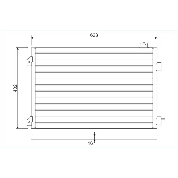 Valeo Klima Radyatörü – 817646 / OEM 8200742595