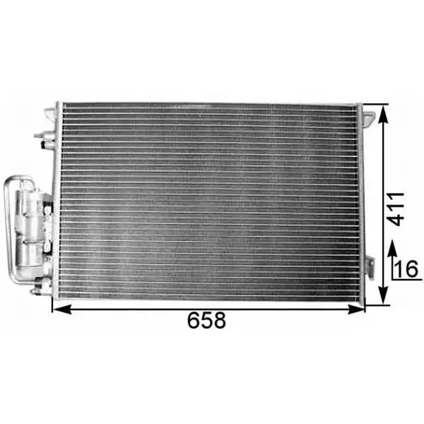 MGA Klima Radyatörü – 82145 / OEM 1850076