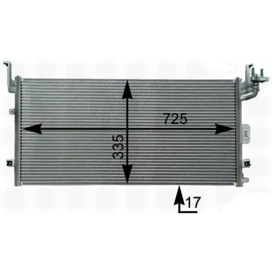 MGA Klima Radyatörü – 82165 / OEM 9760638002 ürün görseli