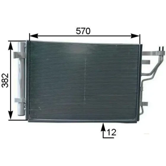 MGA Klima Radyatörü – 82167 / OEM 976062H000 ürün görseli