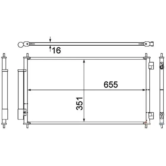MGA Klima Radyatörü – 82192 / OEM 80110SWAA01 ürün görseli