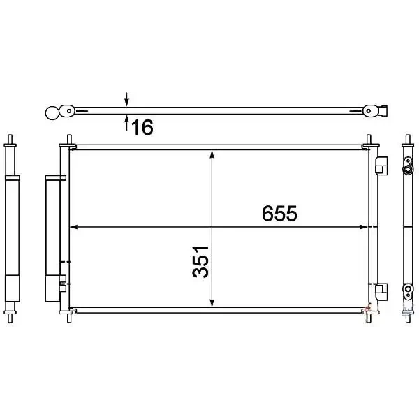 MGA Klima Radyatörü – 82192 / OEM 80110SWAA01