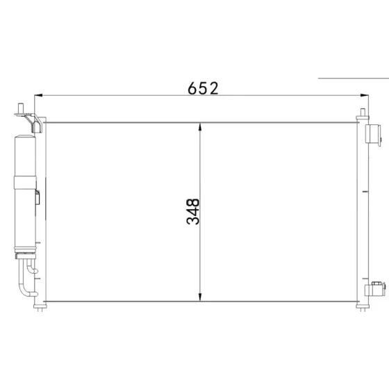 MGA Klima Radyatörü – 82208 / OEM 92100ED500 ürün görseli