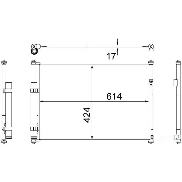 MGA Klima Radyatörü – 82212 / OEM 9531064J00