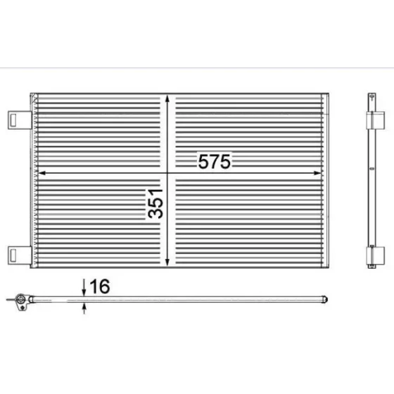 MGA Klima Radyatörü – 82215 / OEM 8200455795 ürün görseli