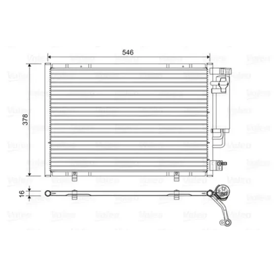 Valeo Klima Radyatörü – 822613 ürün görseli