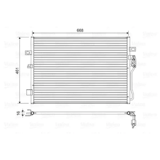 Valeo Klima Radyatörü – 822625 ürün görseli